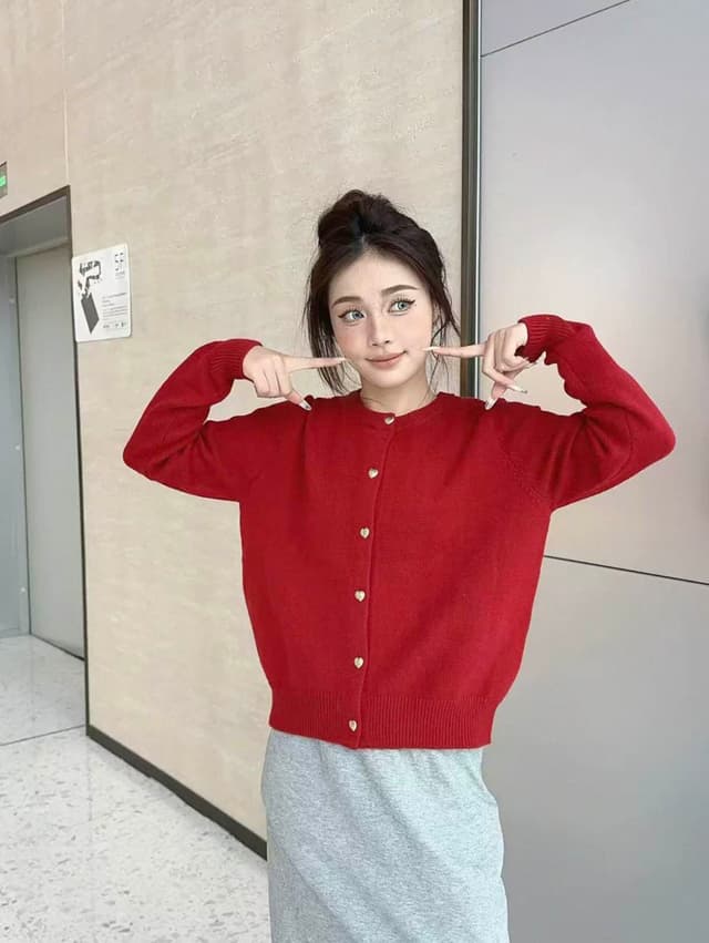 New Summer Special Gentle love buckle Cardigan Outer For Women