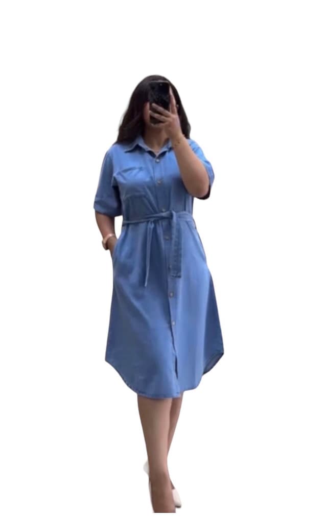 New Model Summer Denim Onepice Long Dress For Women