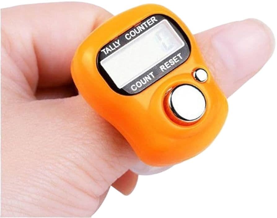 Tally Counter, Digital Electronic Finger Counter And Reset for Mantra Jap, Cricket Umpire, and Various Counting Purposes (Body Color May Vary) 2