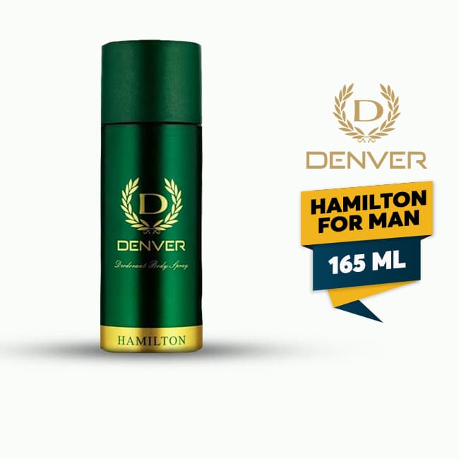 Denver Deodorant Spray For Men Hamilton 165ml 1