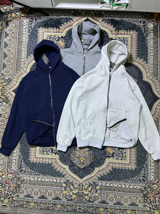 New Winter Special Dubbel Zipper Croup Zipup Hoodies Unisex For Men
