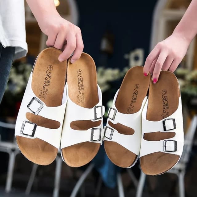 Double Strap Attractive Women Korean Fashion Sandal ( EF-599) - Fashion | Women's Footwear | Sandals For Women | Shoes For Women |