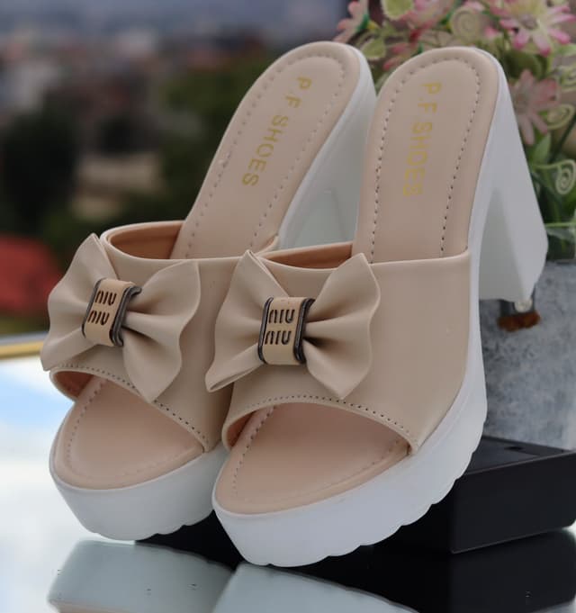 Elegant Premium Bow Block Heels for Women – Amazing & Luxurious Style