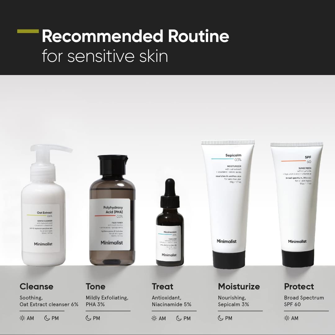 Minimalist 6% Oat Extract Gentle Cleanser with Hyaluronic Acid for Sensitive Skin | 120 ml 2