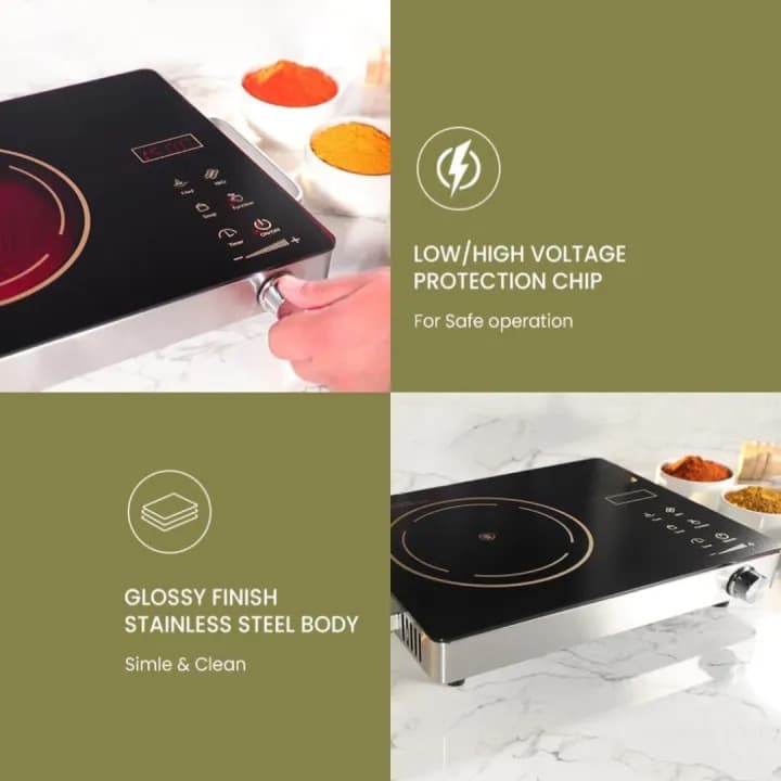 Yasuda YSIMFT20U 2000W Infrared Cooker 2* 3