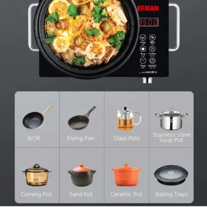 Yasuda YSIMFT20U 2000W Infrared Cooker 2* 4