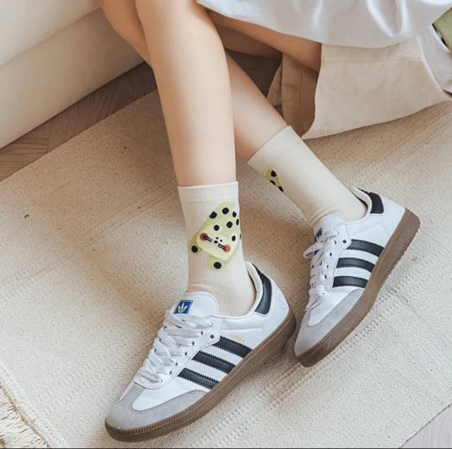 Luxurious Shoes For Ladies Skateboarding Shoes Classics White Leather Non-Slip Comfortable Running Sneakers