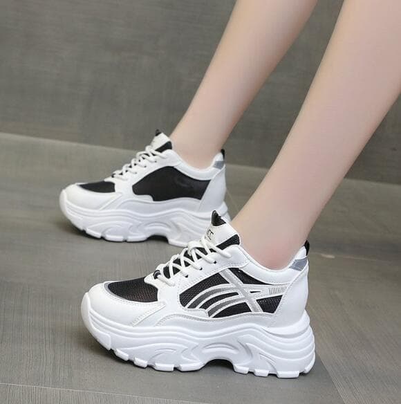 Ladies Korean Heel Luxurious Sneakers Shoes