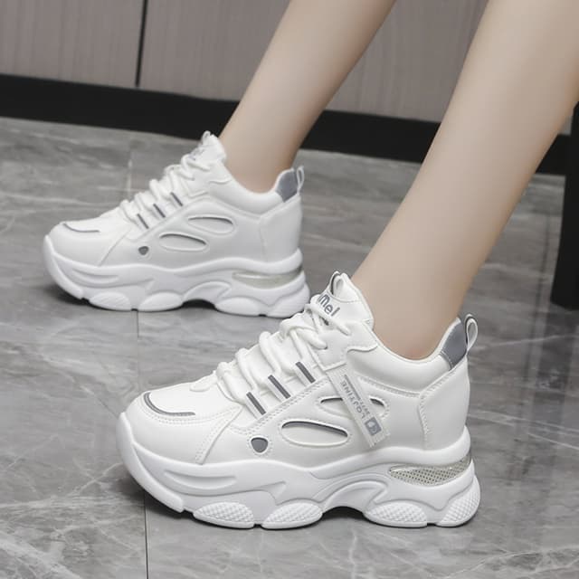 Ladies Korean Heel Luxurious Sneakers Shoes