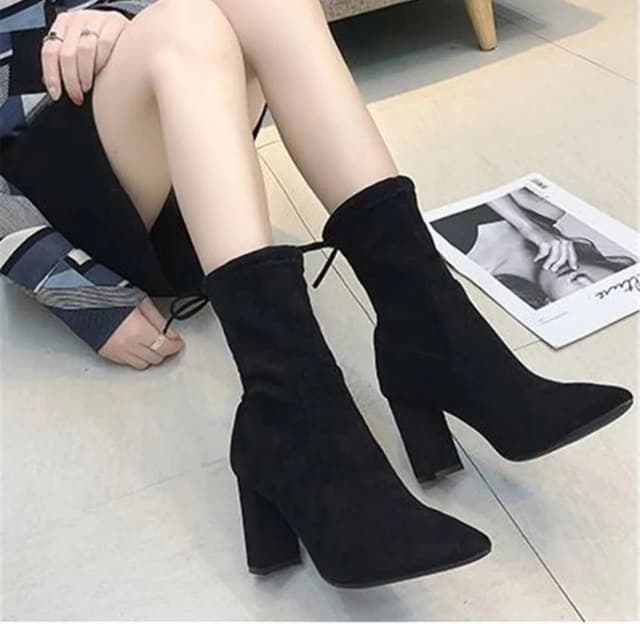 Autmnn And Winter New Women's Comfortable Shallow Mouth Pointed Boots - Fashion | Women's Footwear | Boots For Women | Shoes For Women |