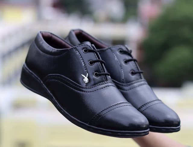 Collage School Tie Shoelaces Leather Shoes  Pu Sole Comfortable Genuine Vintage Shoes For Ladies