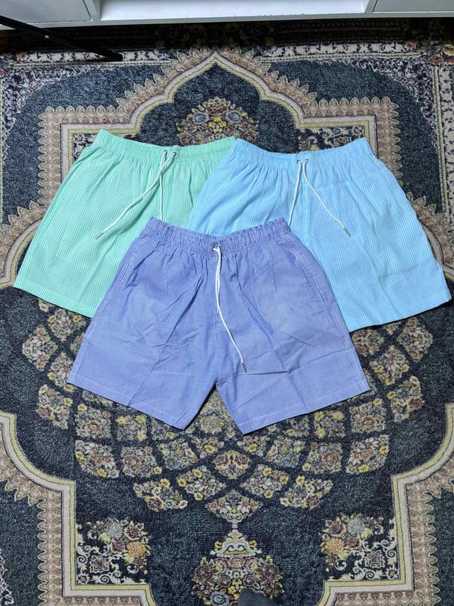 New Summer Special Striper Elastic Weast 100% Cotton Seer Meteriyal Trunks For Men