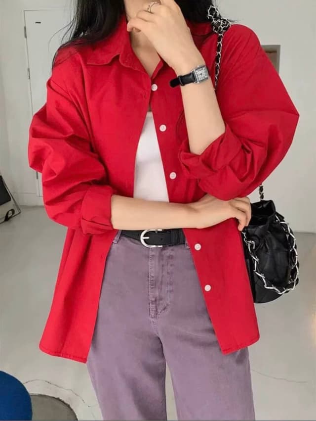 New Summer Special Plain Free Size Shirt For Women