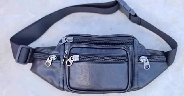  Vintage Waist Bag Unisex PU Leather Chain Belt Bag Waist Pack Travel Belt Wallets Fanny Bags