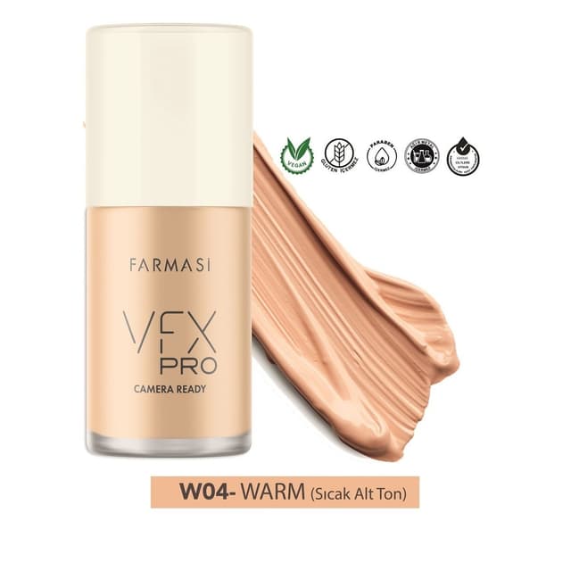 FARMASl VFX Pro Camera Ready Foundation - W04 (30ml)