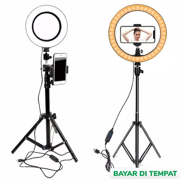 8''/20cm Selfie Ring Light Dimmable LED Ringlight Tripod Photo Studio Photography Without Tripod Stand