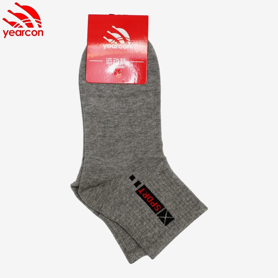 Yearcon Grey Sport Pair Of Socks For Men