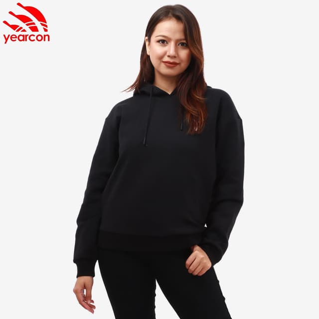  Yearcon Black Cotton Stretchable Full Sleeves  Design Jacket For Women