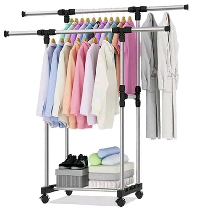 Double Pole Clothes Hanger 1
