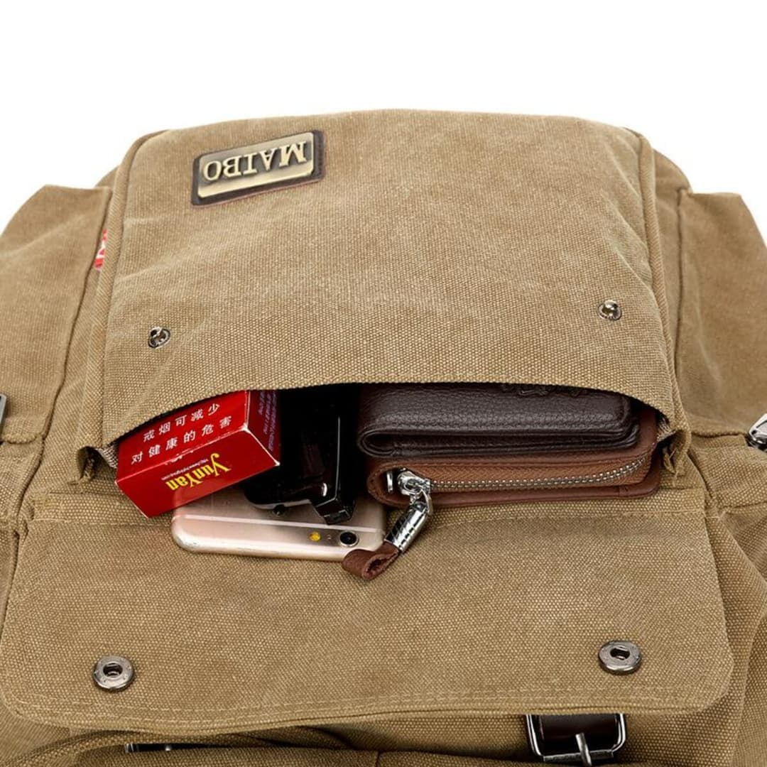 Maibo Leisure School Camping Student Rucksack Unisex Travel Bag Large Canvas Backpack - Bags For Boys And Girls 6