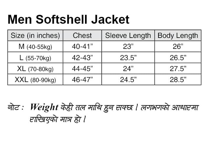 MS Solid Softshell Jacket For Men - Winter Collection 5