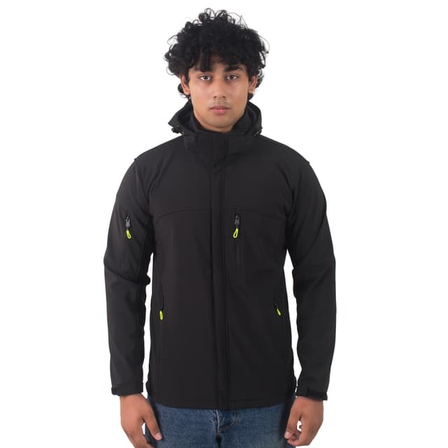 MS Solid Softshell Jacket For Men - Winter Collection