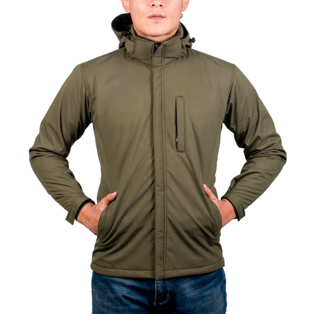 MS Solid Softshell Jacket For Men - Winter Collection 2