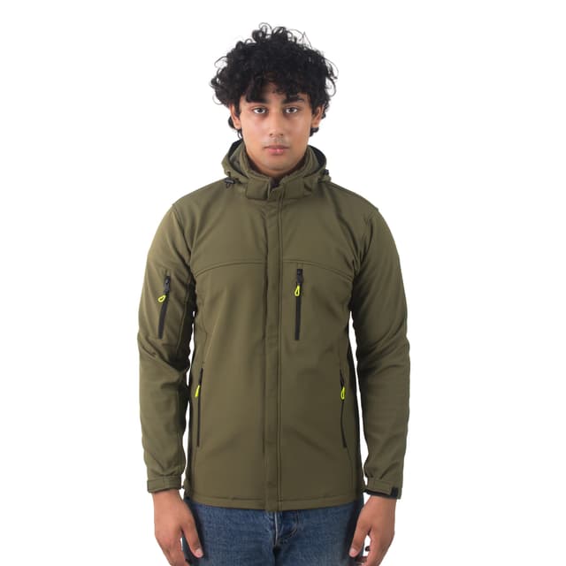 MS Solid Softshell Jacket For Men - Winter Collection