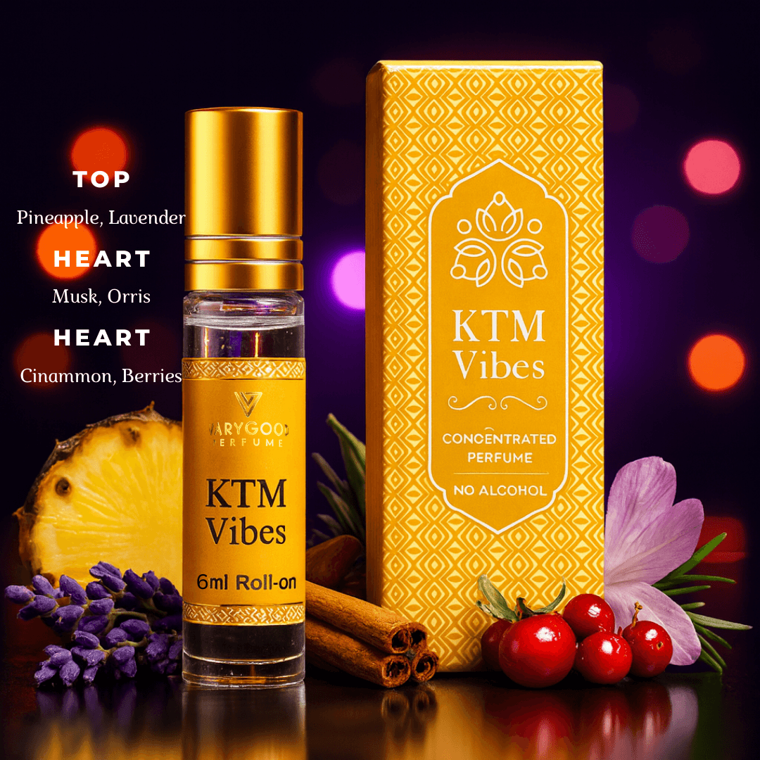 VaryGood Perfumes Signature Attar Collection (4x6ml) – Acqua Breeze, Moon Dance, KTM Vibes & Down To Earth | Premium Long-Lasting Perfumes for Men & Women 5