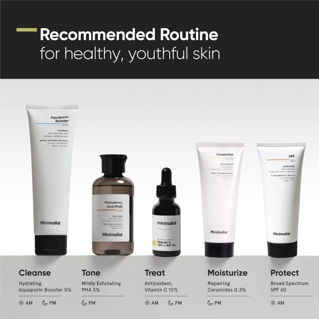 Ceramide Face Moisturizer Minimalist For Barrier Repair & Deep Moisturization | Daily Repairing Face Moisturizing Cream | For Oily - Combination Skin | 50g| Minimalist moisturizer 5