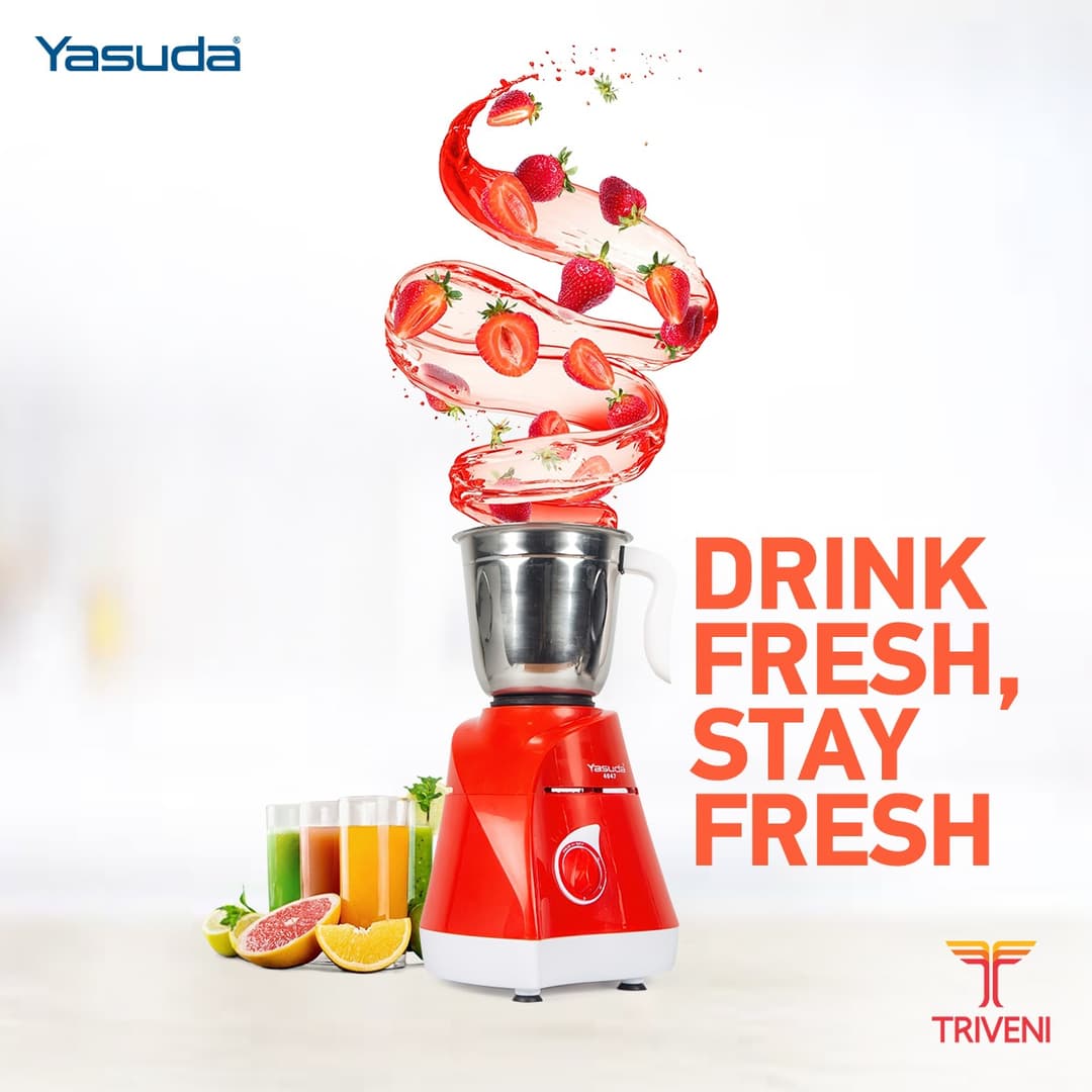 Yasuda YS4047 Power 750W 3 Jar Mixer Grinder 14 3