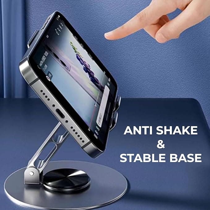 Best 360 Rotatable Metal Aluminium Phone Stand Base and Cell Phone Holder 3