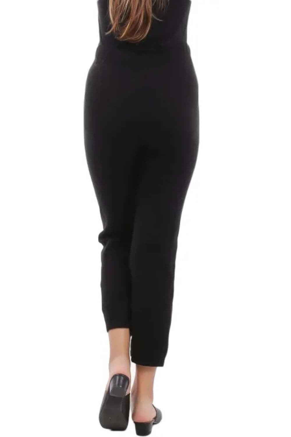 Women's Woolen Trouser Pant High Waist Wide Leg Winter Fashion Comfortable Fit Straight Leg Trousers 2