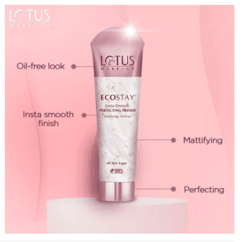 Lotus Make-Up Ecostay Insta-Smooth Perfecting Primer - Transparent (30 g) 3