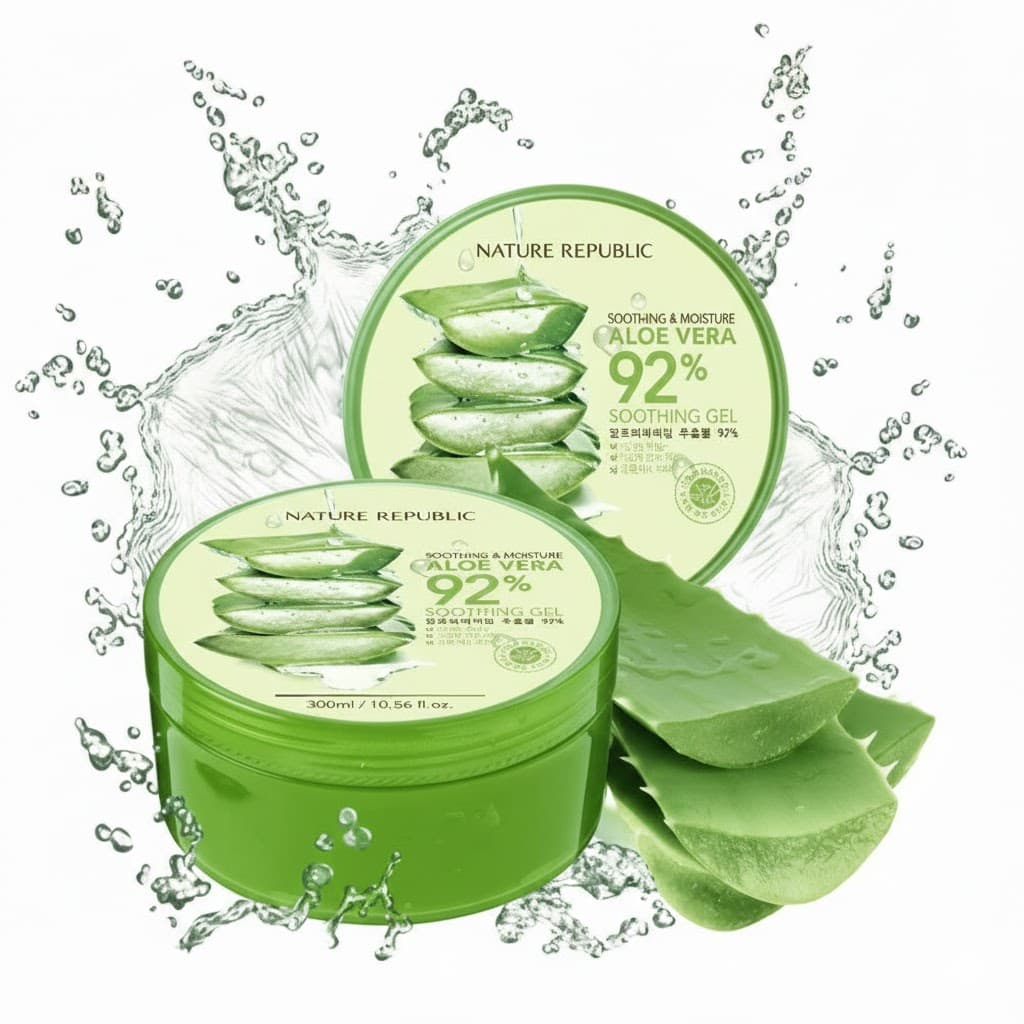 Nature Republic Soothing & Moisture Aloe Vera 92% Soothing Gel. 300 Ml