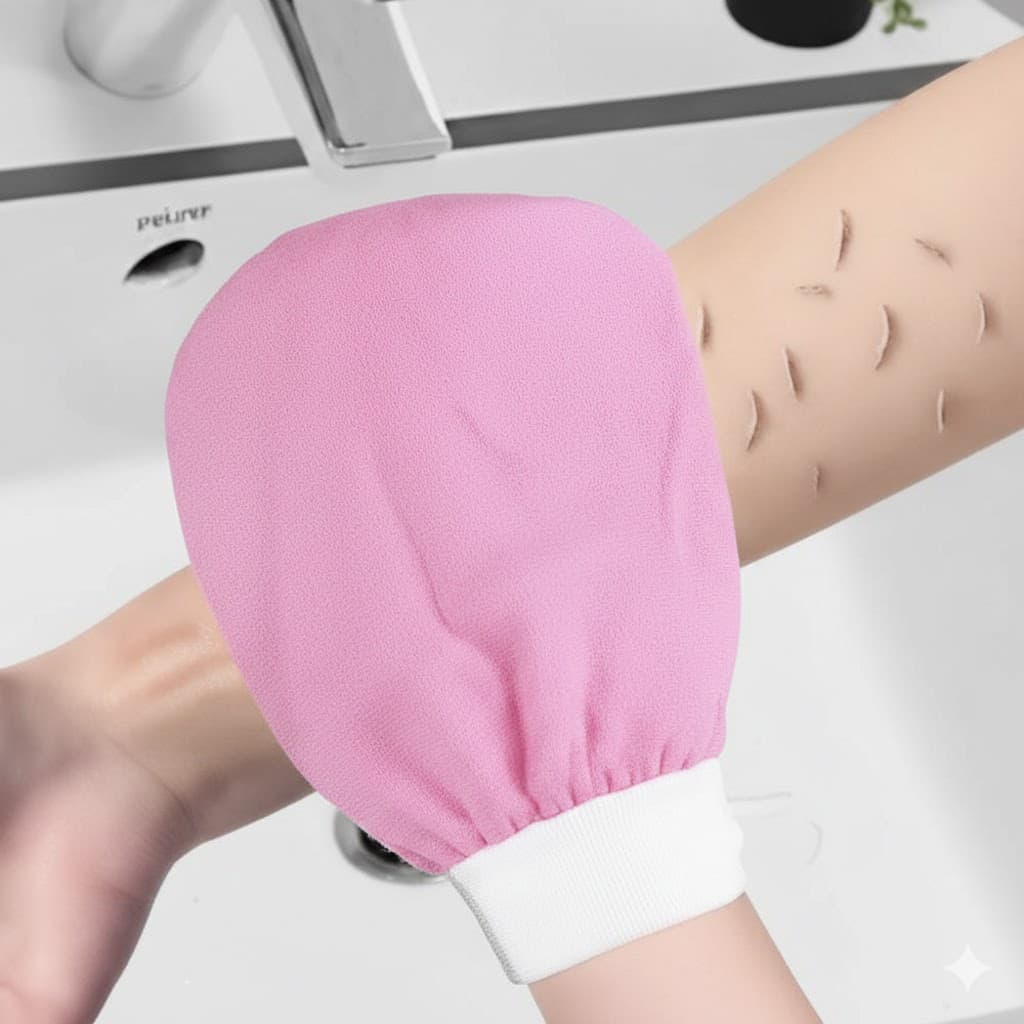 Korean Beauty Point Original Exfoliating Gloves body scrubber Body Glove / Bath Gloves / Scrub Gloves 1