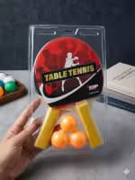 SYP Best Quality 2Pcs bat Table Tennis Racket with 3 Balls
