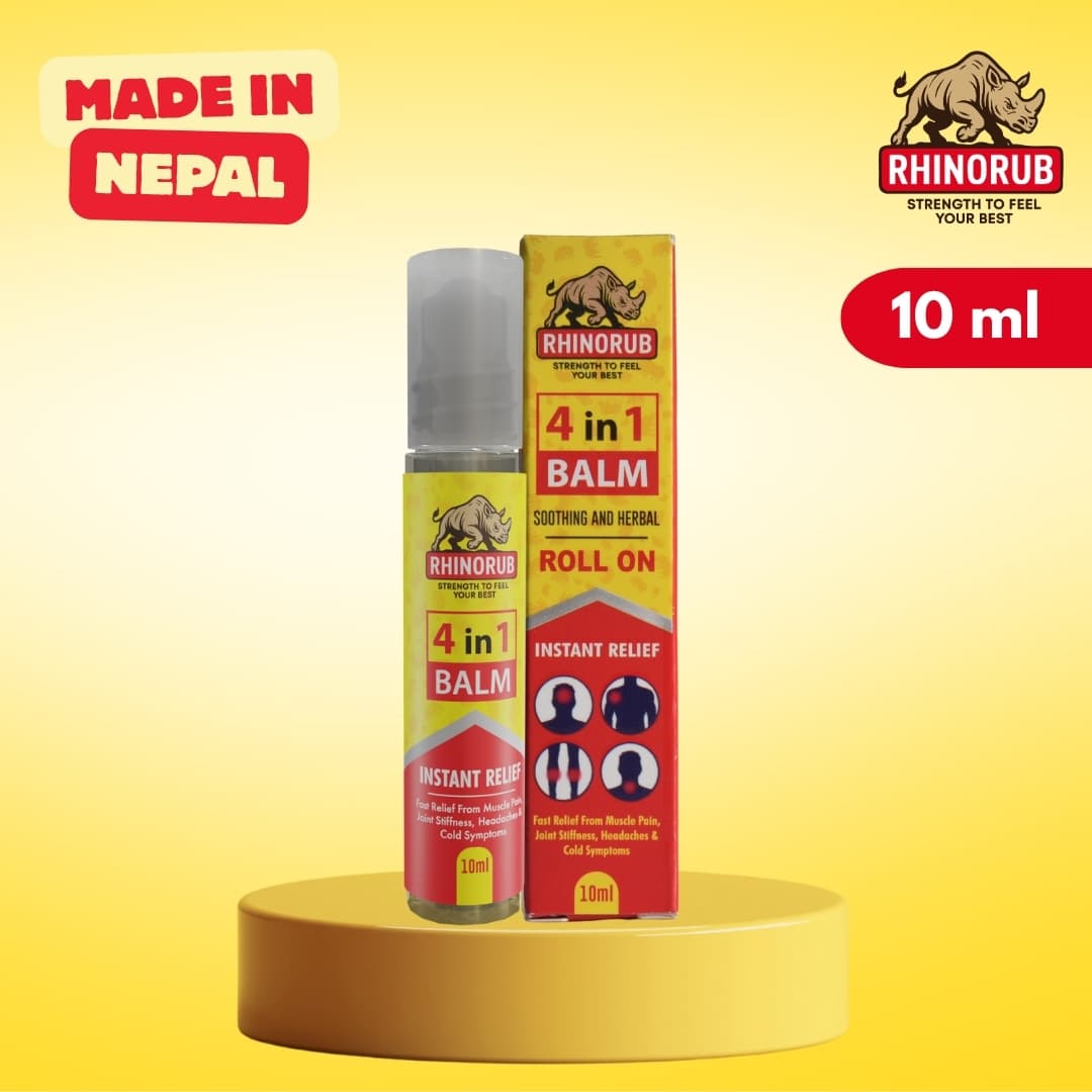 RhinoRub 4 in 1 Roll-On 10ml - Pack of 10 1