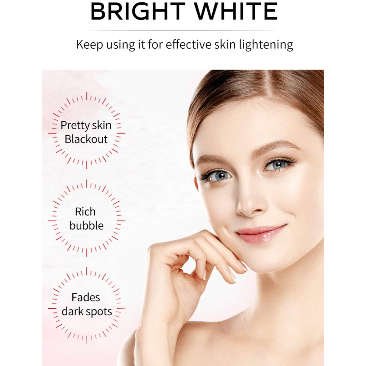 DR.RASHEL Niacinamide BRIGHTENING FACE WASH 100g Dark Spots 3