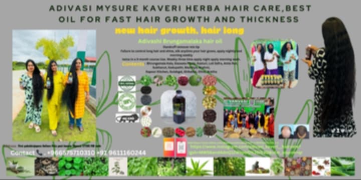 Mysore Adivasi Herbal Hair Oil 3