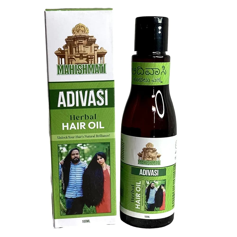 Mahishmati Ayurvedic Adivasi Herbal Hair Growth Oil 100ml 1