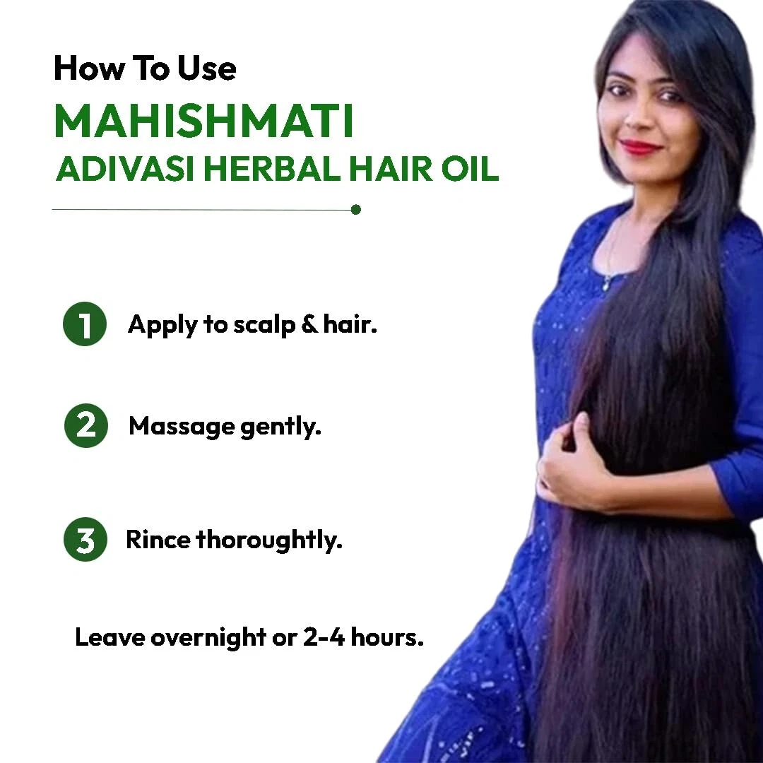 Mahishmati Ayurvedic Adivasi Herbal Hair Growth Oil 100ml 6
