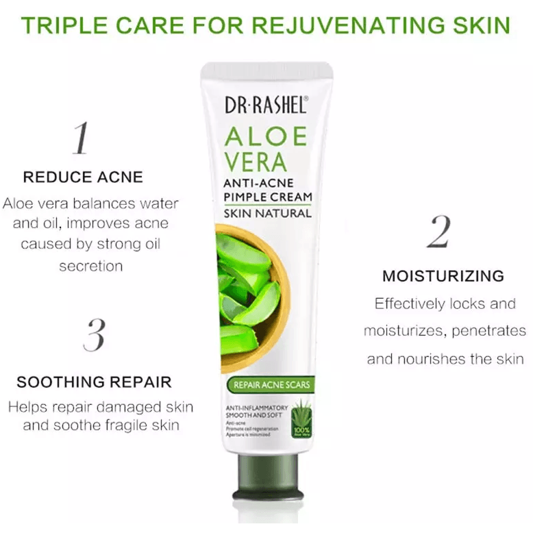 Dr. Rashel Aloe Vera Anti-Acne Pimple Cream Repair Acne Scars 4