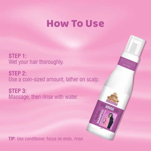 Mahishmati Original Adivasi Herbal Shampoo for Healthy Scalp & Hair Growth | Sulphate, Paraben Free | Gentle Cleansing & Nourishment for Lush Hair - 100ml 2