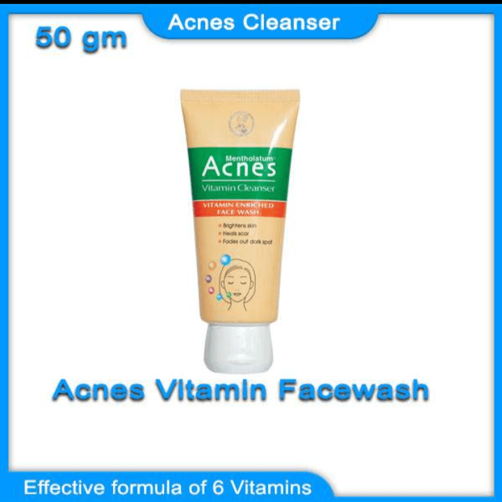 Acnes Vitamin Cleanser Face Wash -150g 2