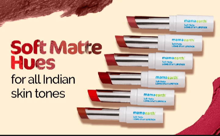 Mamaearth soft matte long stay lipsticks 6