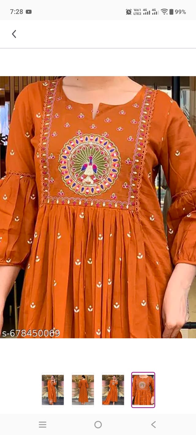 Anarkali Gaun Duppata Palazo Set