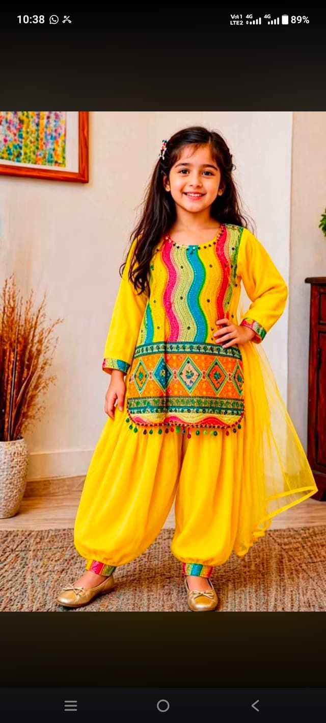 Rajsthani Baby Suit Set