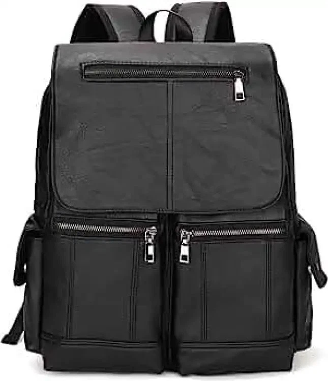 Premium 4 Pocket PU Leather Bag for School, College, and Office Use. 3