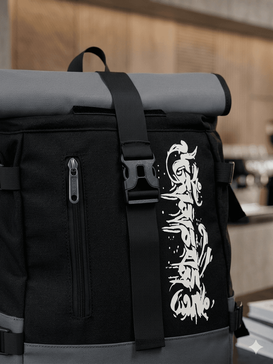Stylish Roll Top Laptop Backpack | Water-Resistant Fabric | Comfortable & Durable Design 7